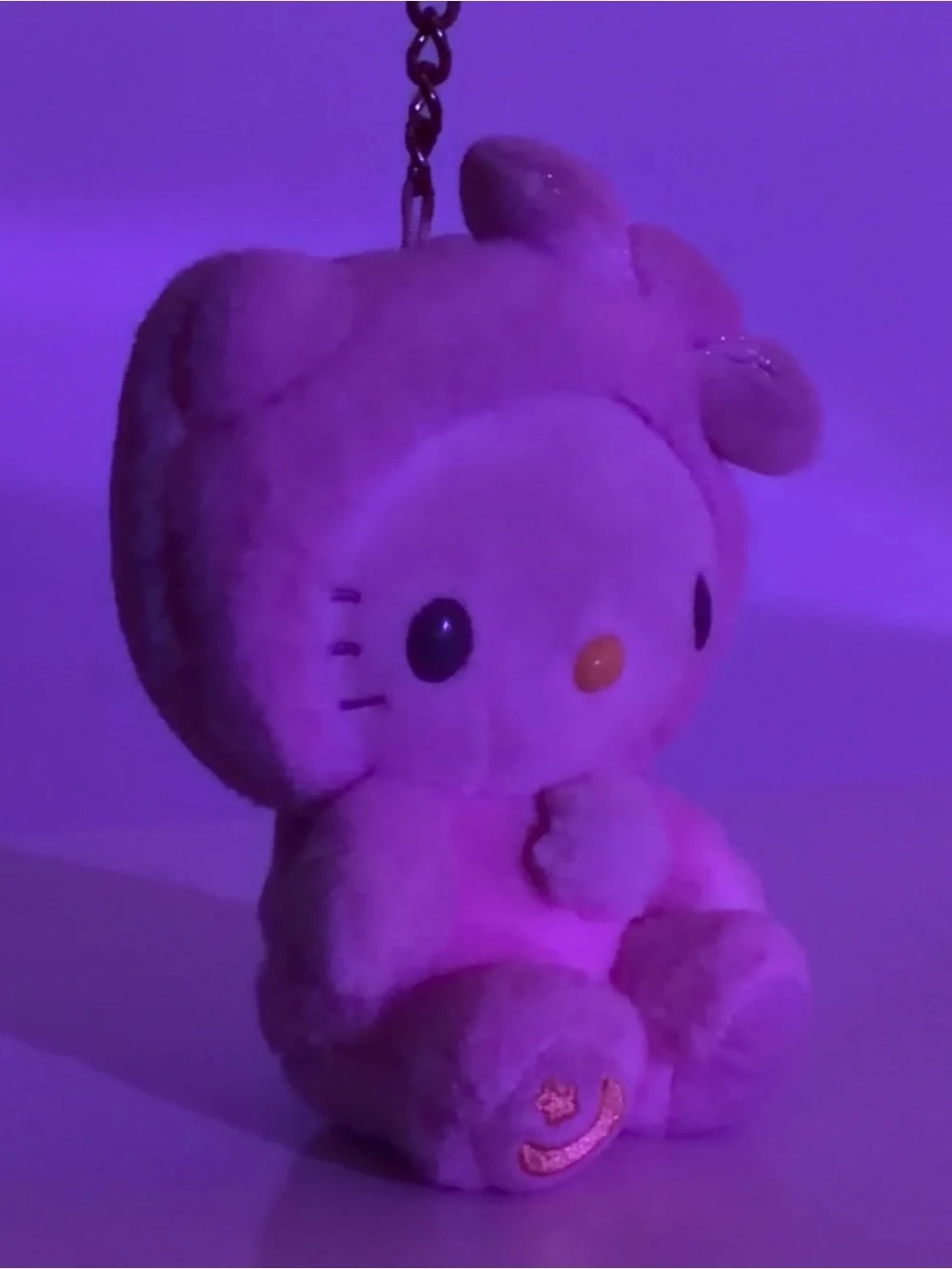 Cute Hello Kitty Sanrio Pink Crossbody Bag + Plush Keychain